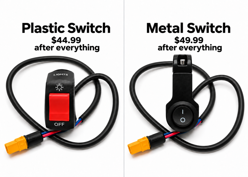 Battery-Powered Baja Light – Fits All E-Bikes & E-Motos