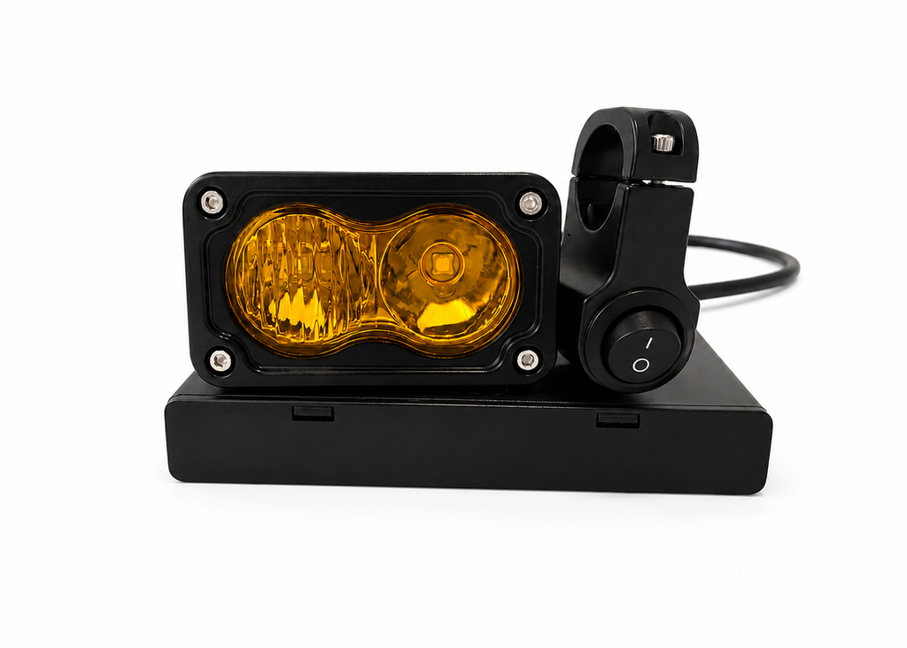 Battery-Powered Baja Light – Fits All E-Bikes & E-Motos