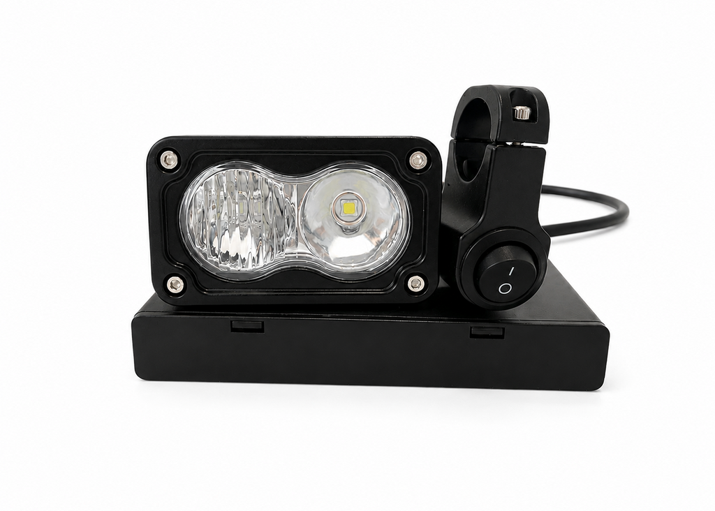 Battery-Powered Baja Light – Fits All E-Bikes & E-Motos